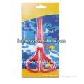 new high quality Plastic Handle Kids safety cutting school scissors